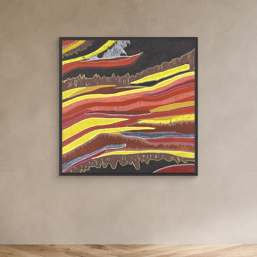 Tiger Iron Canvas Art Print