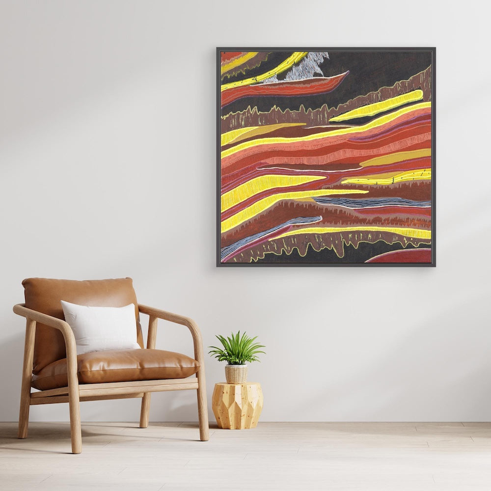 Tiger Iron Canvas Art Print