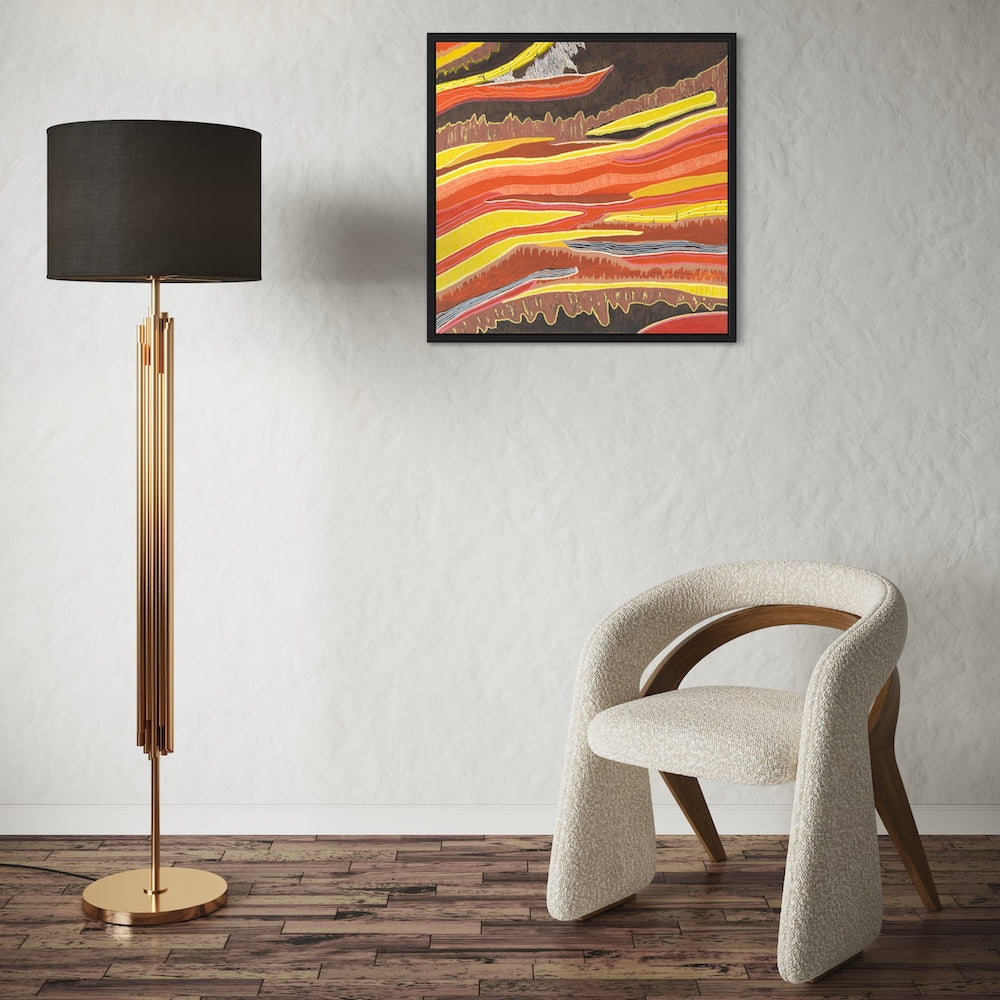 Tiger Iron Canvas Art Print