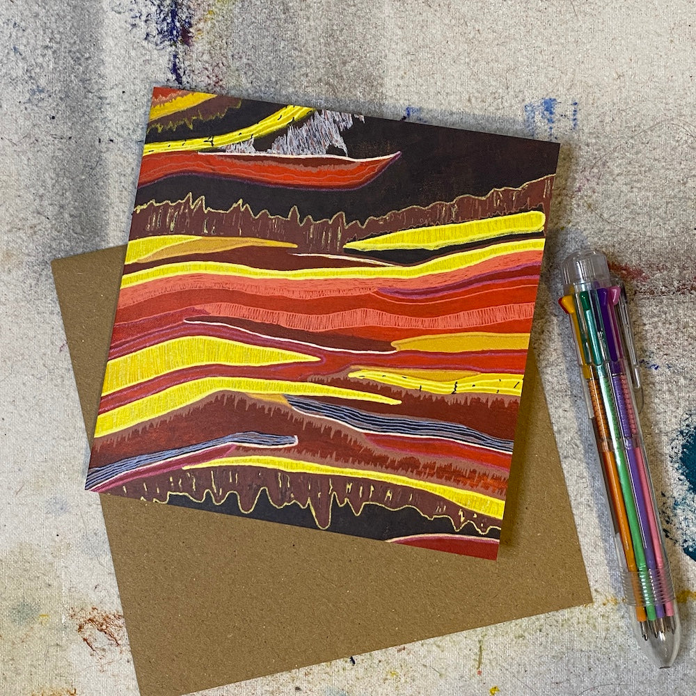 Tiger Iron - Fine Art Greeting Card