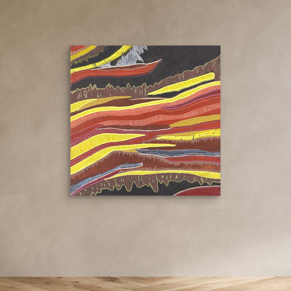 Tiger Iron Canvas Art Print