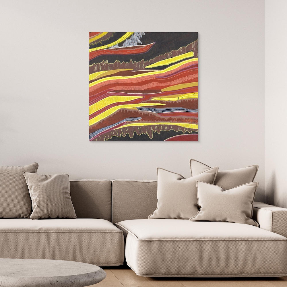 Tiger Iron Canvas Art Print