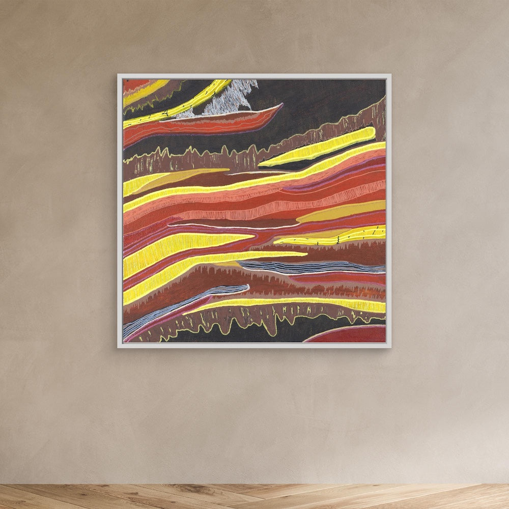 Tiger Iron Canvas Art Print