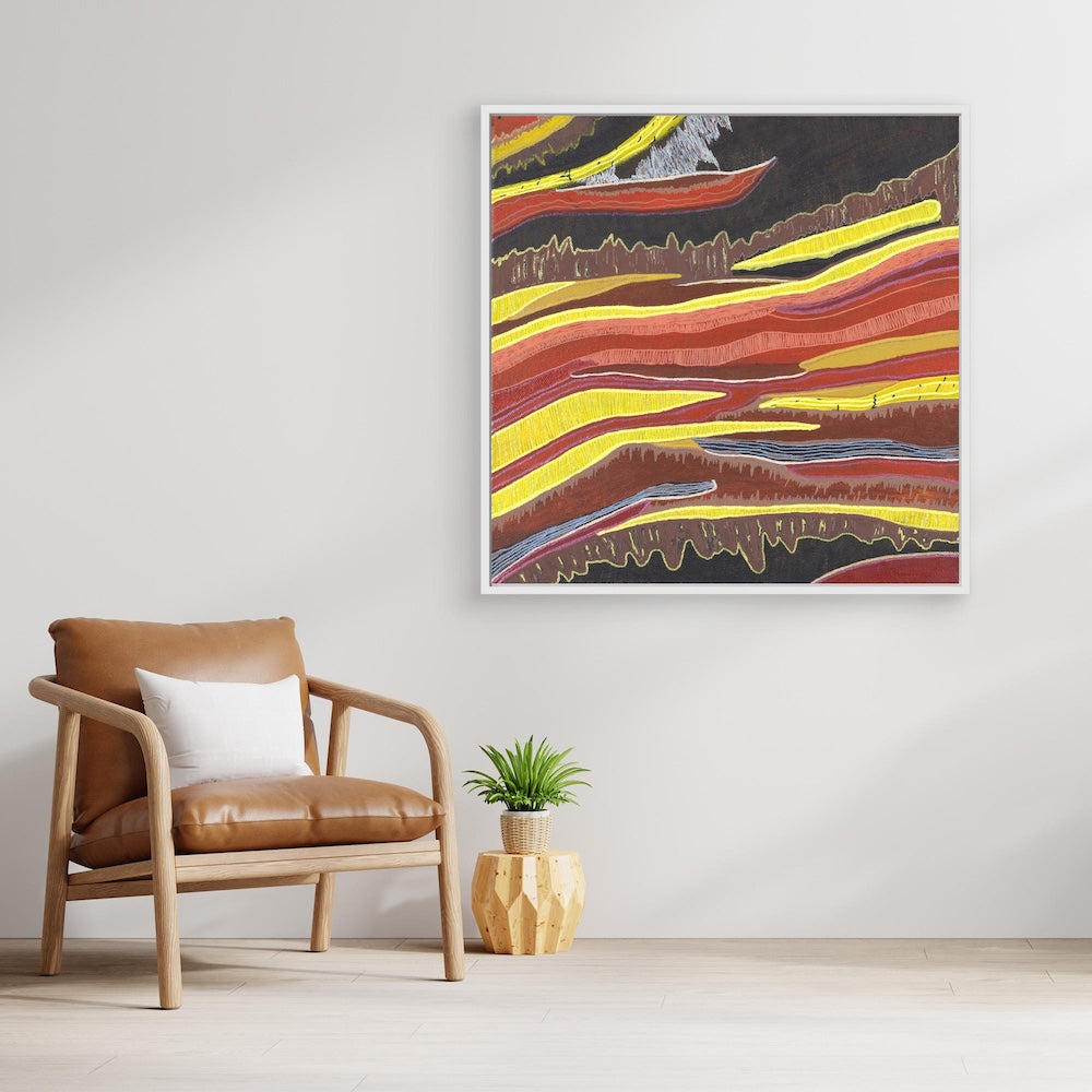 Tiger Iron Canvas Art Print