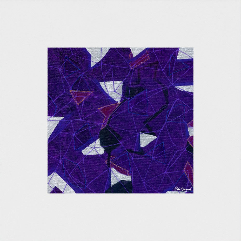 Amethyst - Paper Art Print