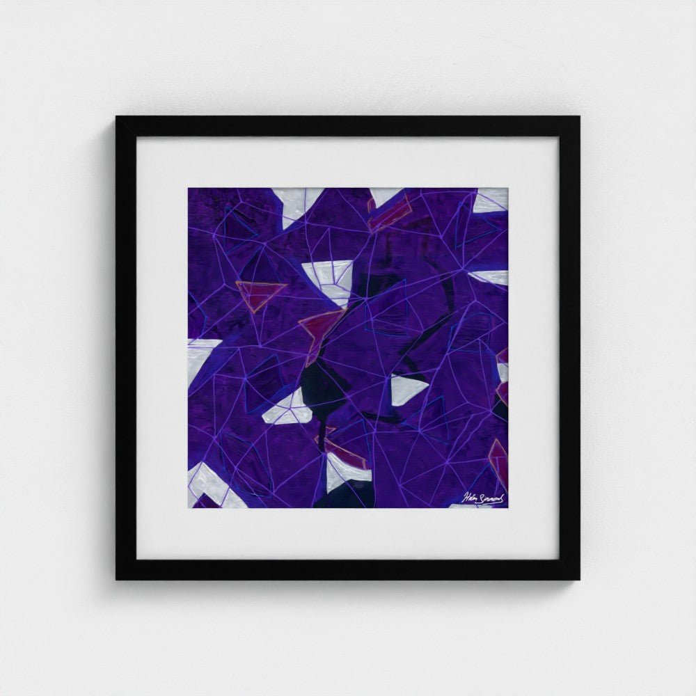 Amethyst - Paper Art Print
