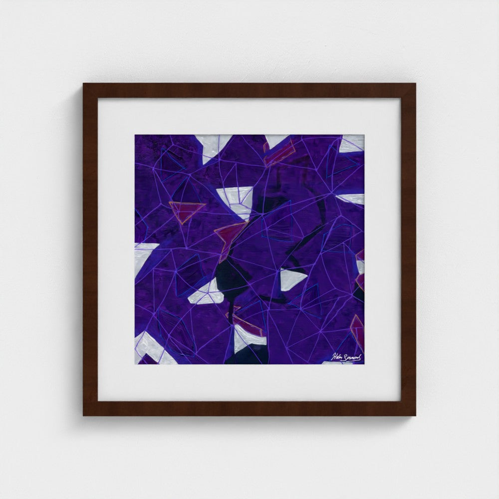 Amethyst - Paper Art Print