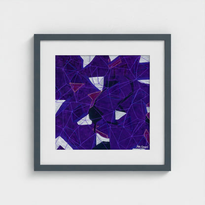 Amethyst - Paper Art Print