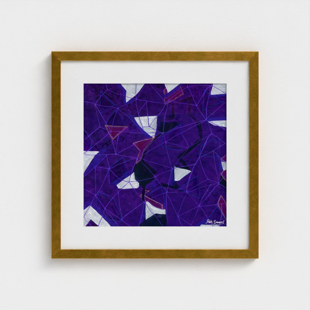 Amethyst - Paper Art Print