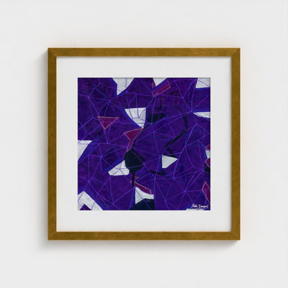 Amethyst - Paper Art Print