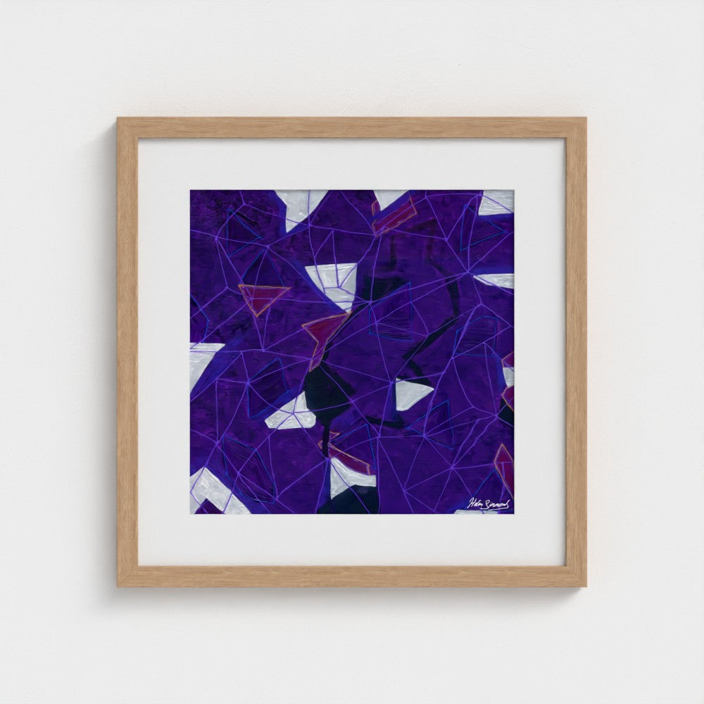 Amethyst - Paper Art Print