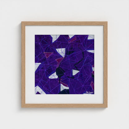 Amethyst - Paper Art Print