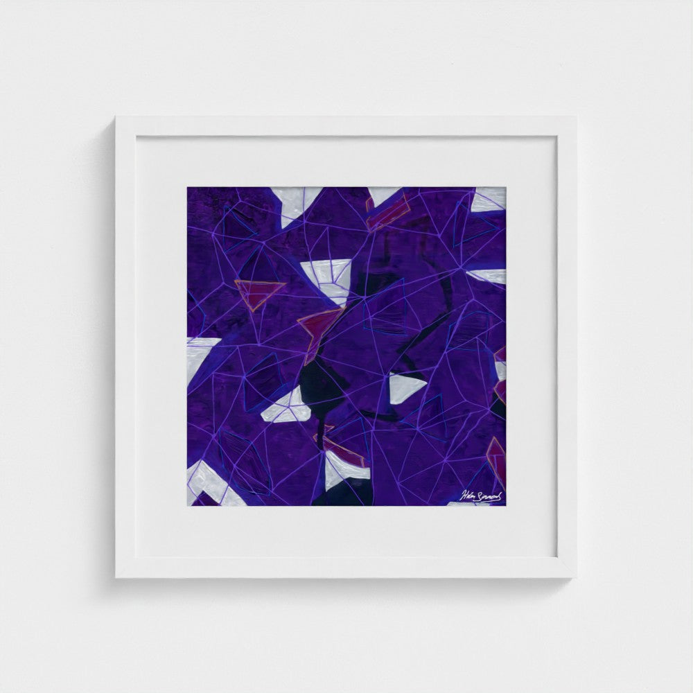 Amethyst - Paper Art Print