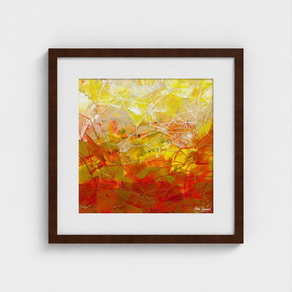Citrine - Paper Art Print