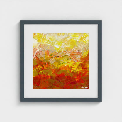 Citrine - Paper Art Print