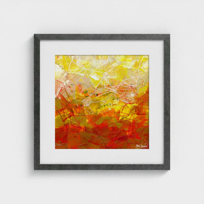 Citrine - Paper Art Print