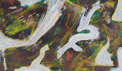 Cosmic Roulette - Original on Canvas