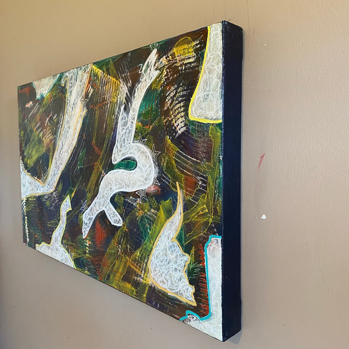 Cosmic Roulette - Original on Canvas