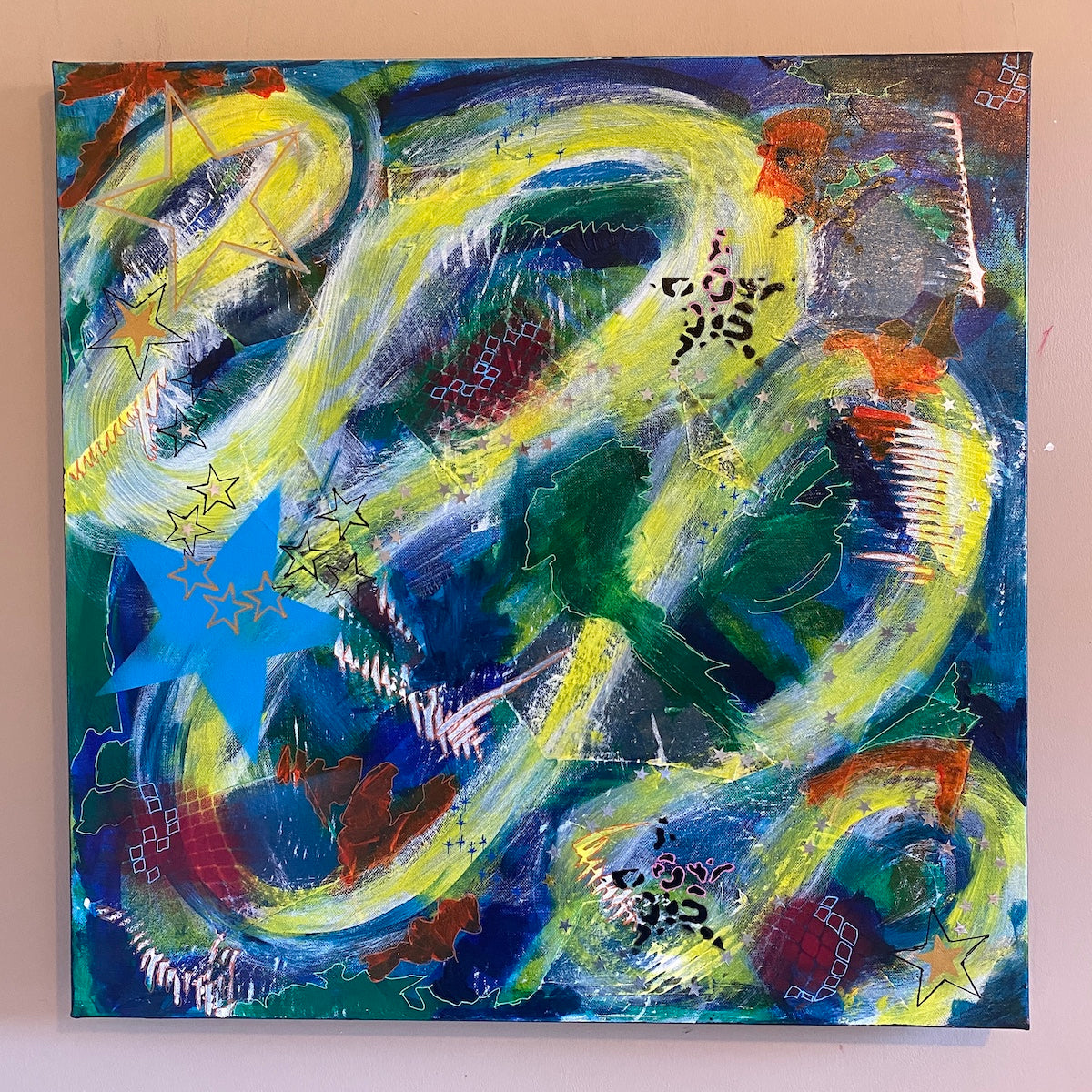 Cosmos - Original on Canvas