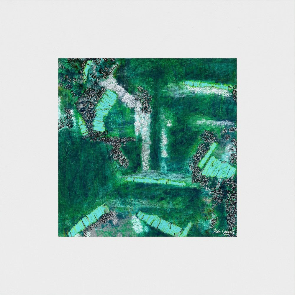 Emerald - Paper Art Print