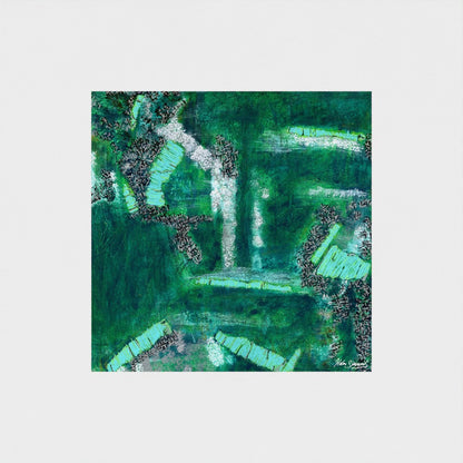 Emerald - Paper Art Print