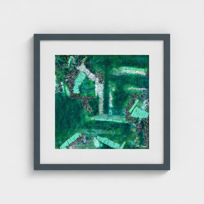 Emerald - Paper Art Print