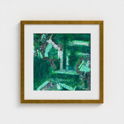 Emerald - Paper Art Print