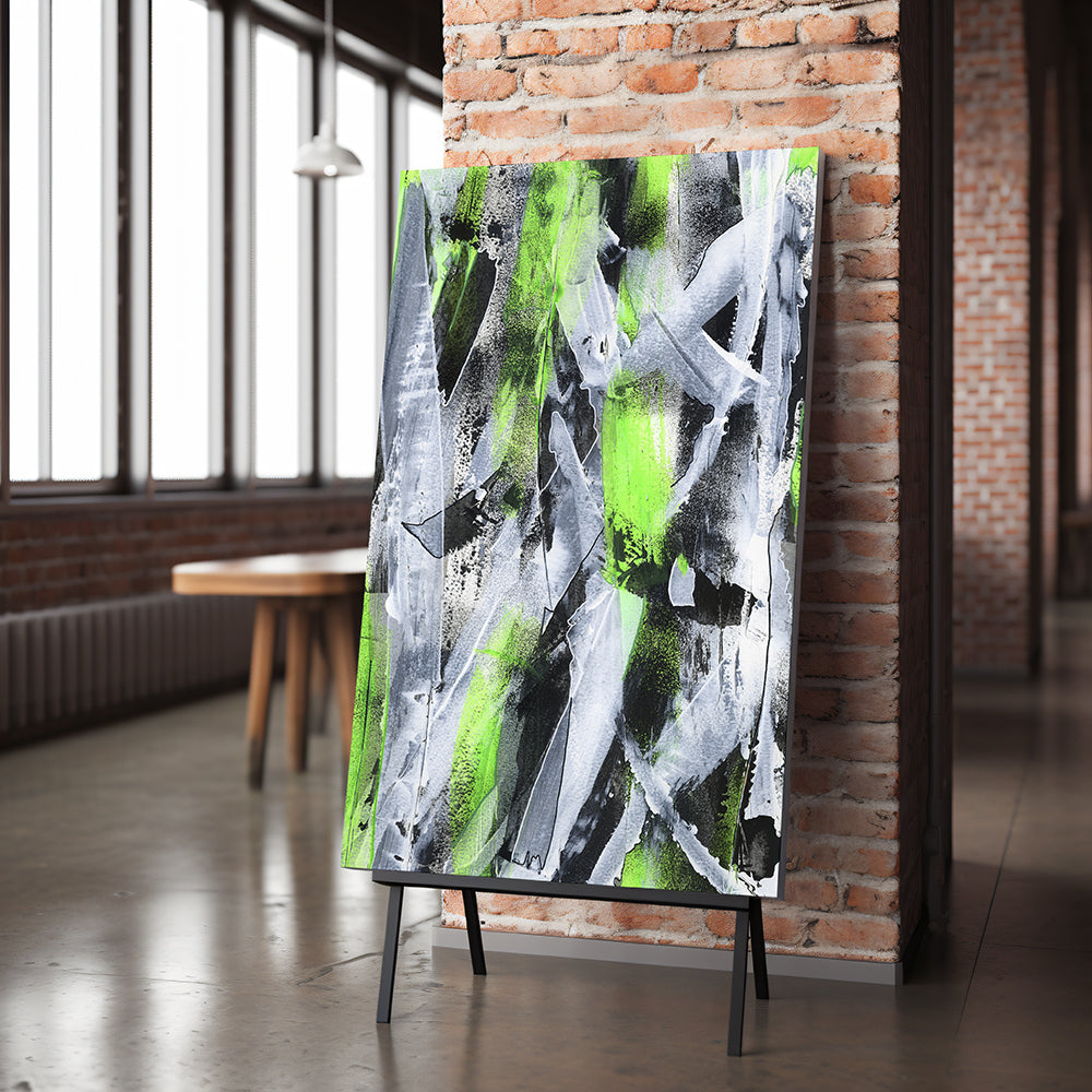 No.1 Green - Canvas Art Print
