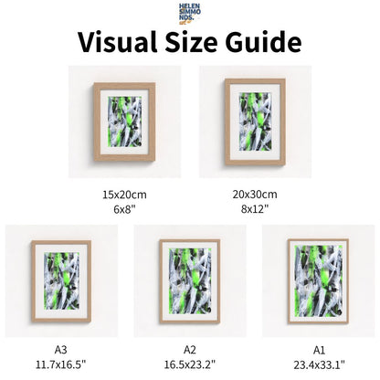 No.1 Green - Paper Art Print