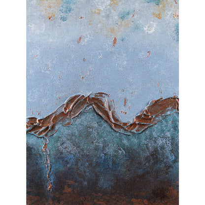 Helen Simmonds Art - Vibrant textural abstract wall art original