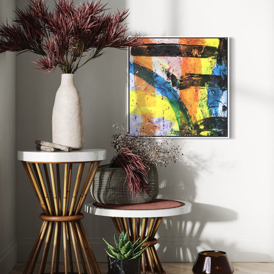Just Dope - Original Abstract Painting by Helen Simmonds