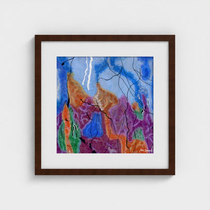 Labradorite - Paper Art Print