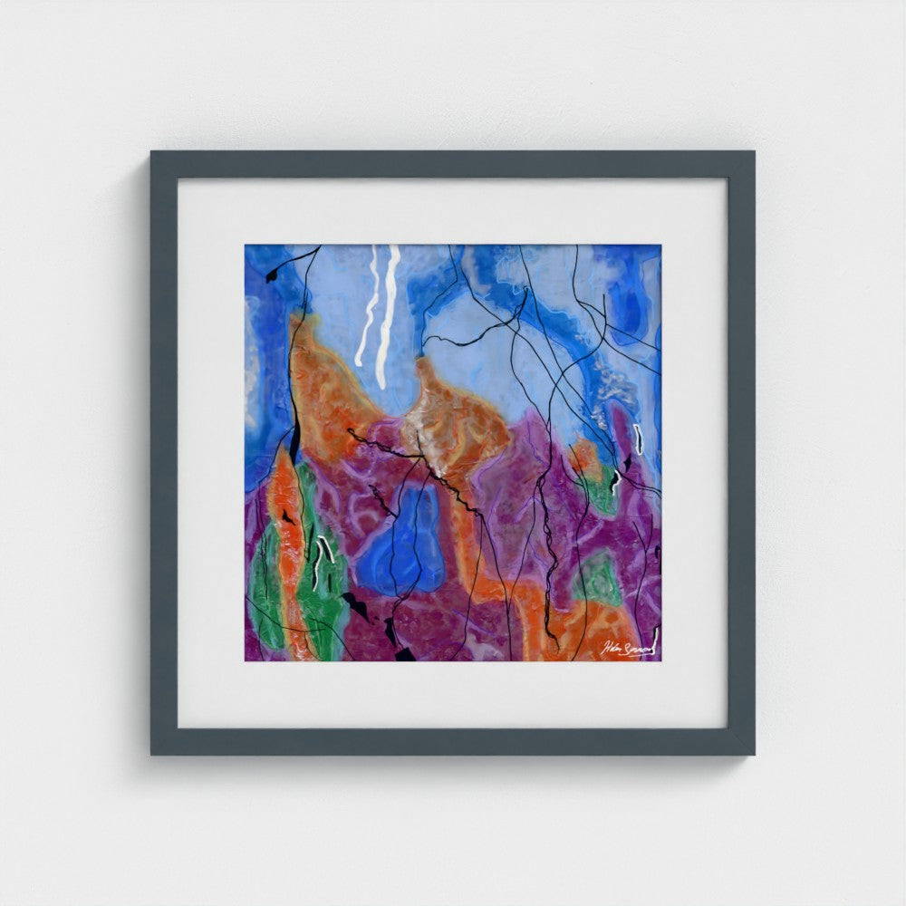 Labradorite - Paper Art Print