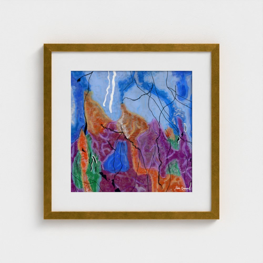 Labradorite - Paper Art Print