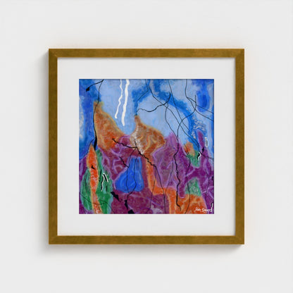 Labradorite - Paper Art Print