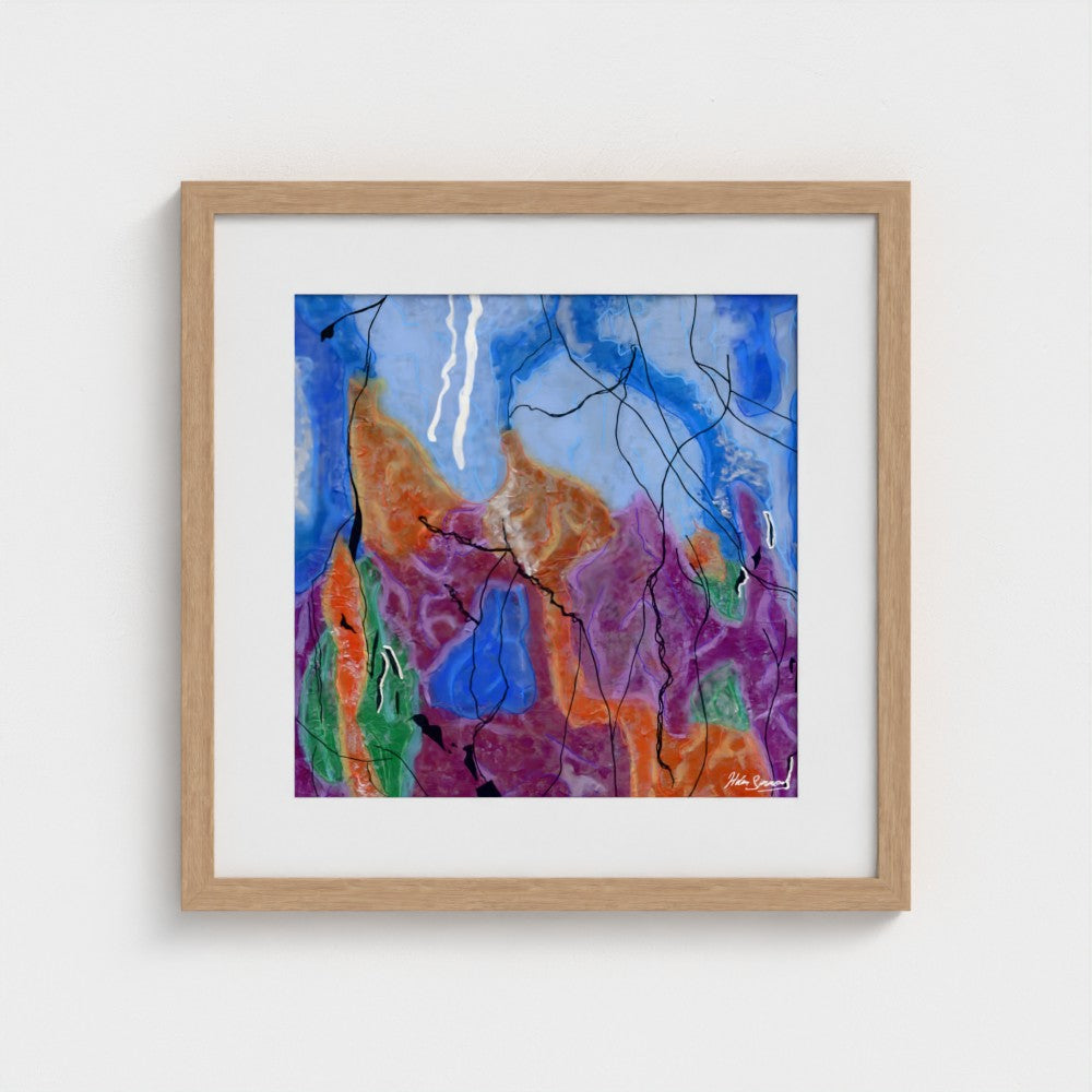 Labradorite - Paper Art Print