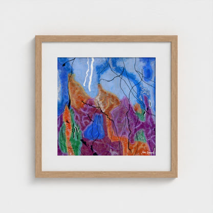 Labradorite - Paper Art Print