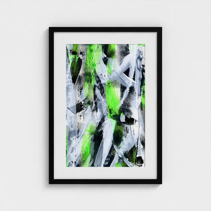 No.1 Green - Paper Art Print