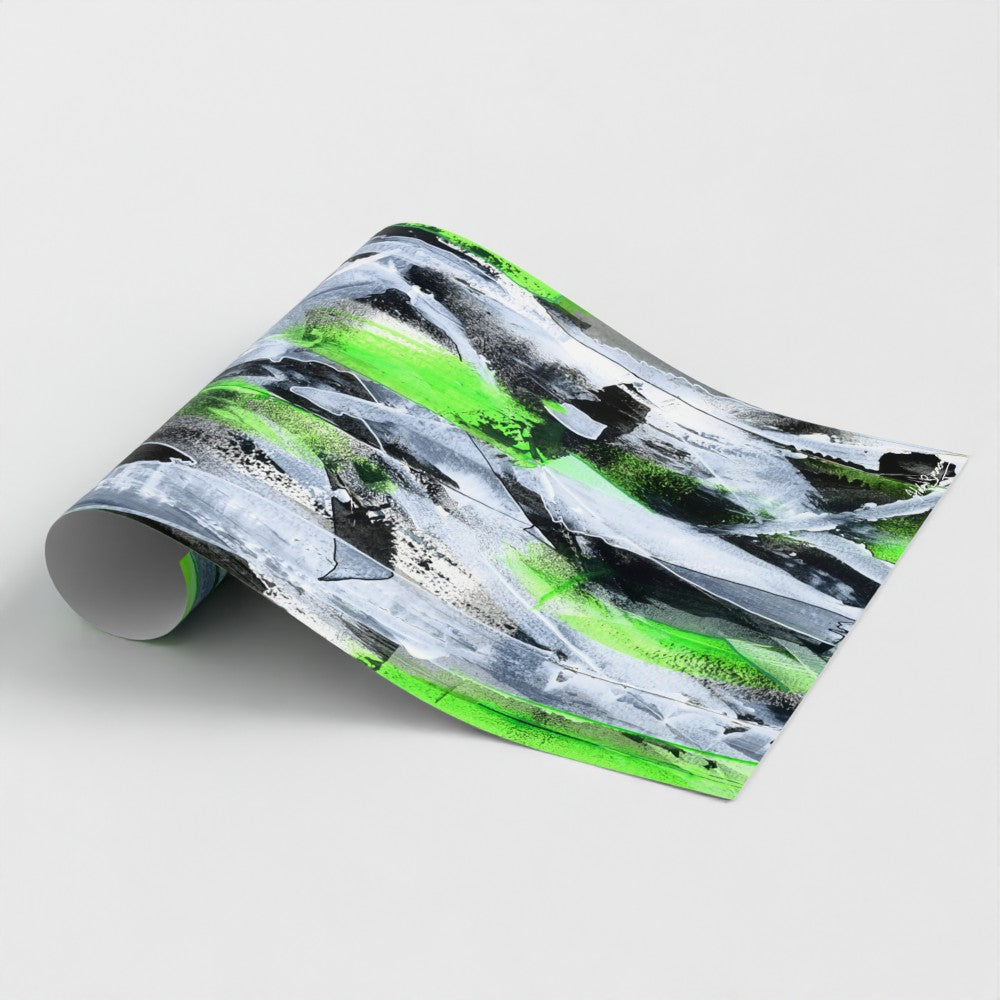 No.1 Green - Paper Art Print
