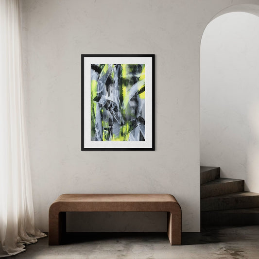 No.3 Yellow - Paper Art Print