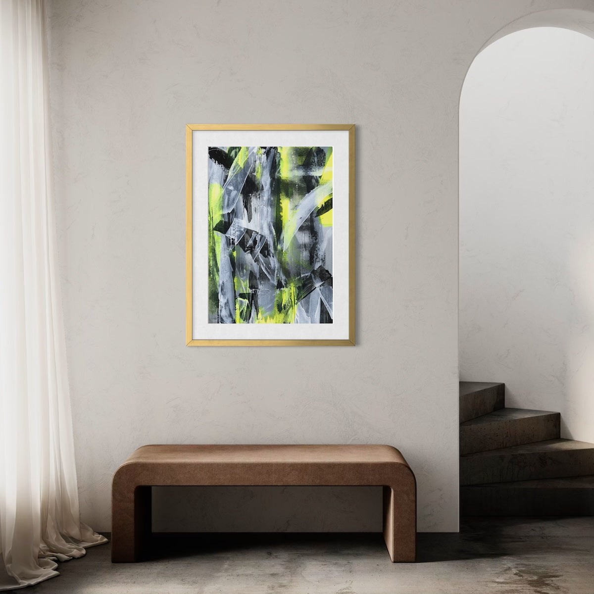 No.3 Yellow - Paper Art Print