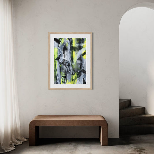 No.3 Yellow - Paper Art Print