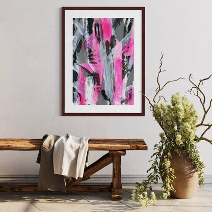 No.4 Pink - Paper Art Print