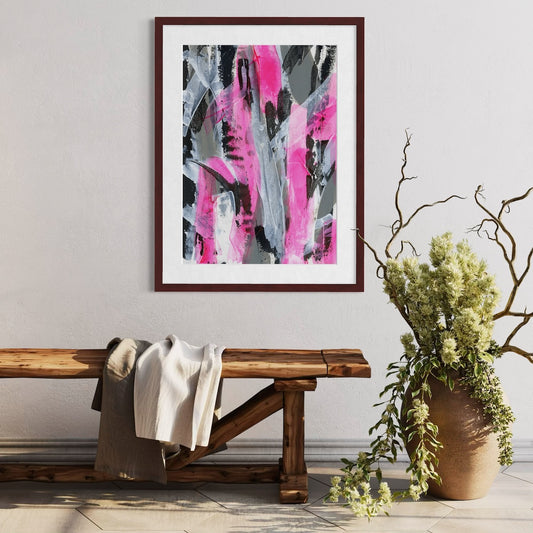 No.4 Pink - Paper Art Print