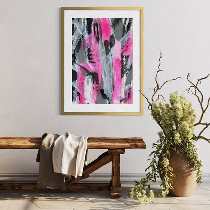 No.4 Pink - Paper Art Print