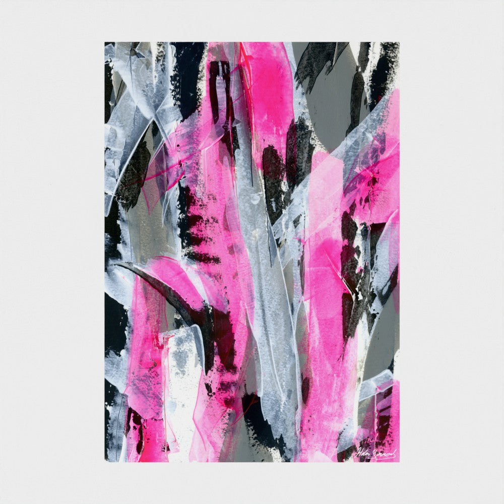 No.4 Pink - Paper Art Print