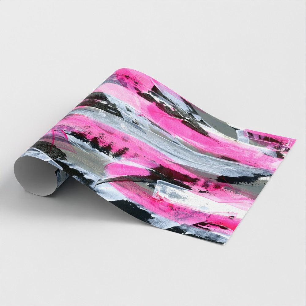 No.4 Pink - Paper Art Print