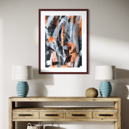 No.5 Orange - Paper Art Print