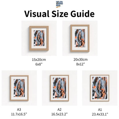 No.5 Orange - Paper Art Print