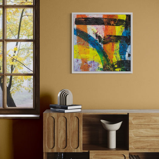 Just Dope - Original Abstract Painting by Helen Simmonds